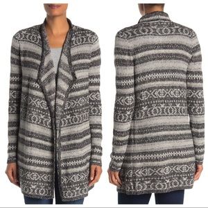 Lucky Brand Jacquard Cardigan